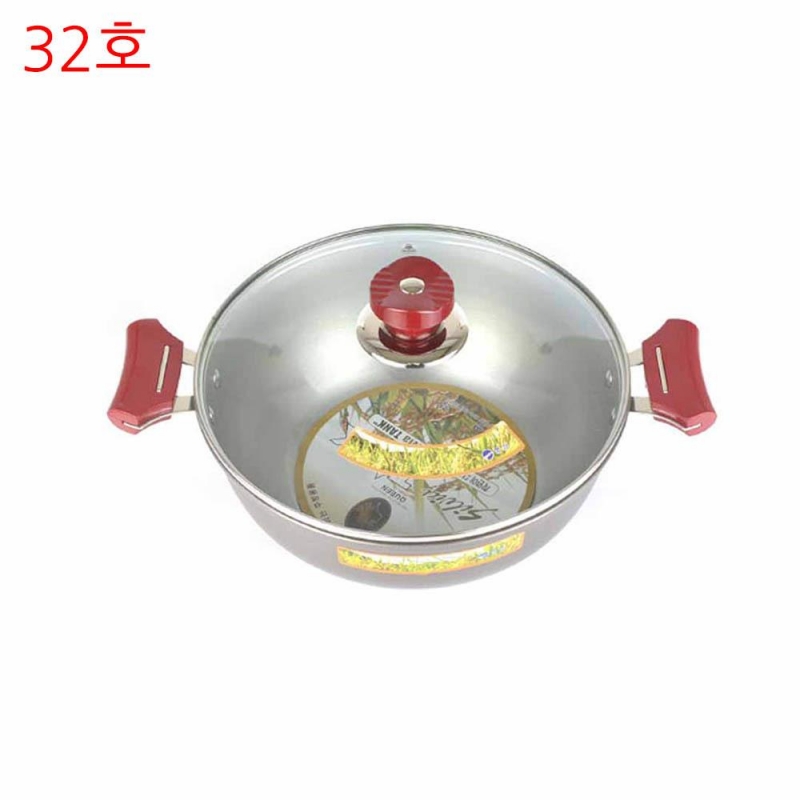 명강쿠커 찜 탕 겸용 양수냄비 32호 33cm