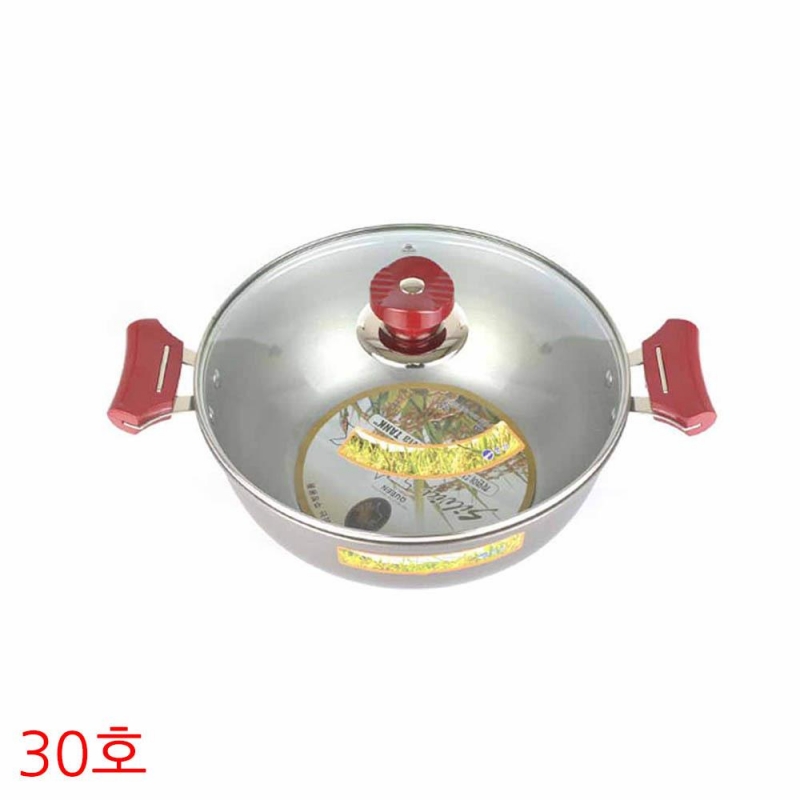 명강쿠커 찜 탕 겸용 양수냄비 30호 31.5cm