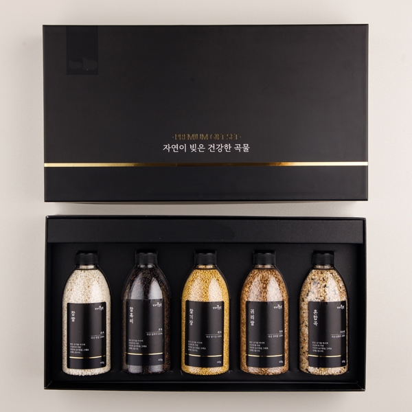 [참다올] 전주 명품특선 잡곡세트 B(귀리쌀 400g,찰흑미 440g,찹쌀 440g,찰기장 440g,혼합곡 450g)