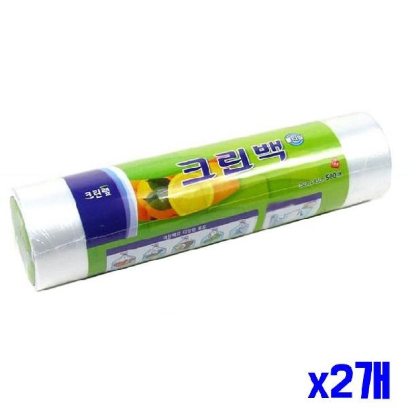 (SM)롤타입 대용량 비닐봉투 롤팩 35x45cm 500매 x2개