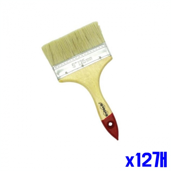 가벼운 우드 페인트 붓 x12개 빽붓 청소붓 젯소붓