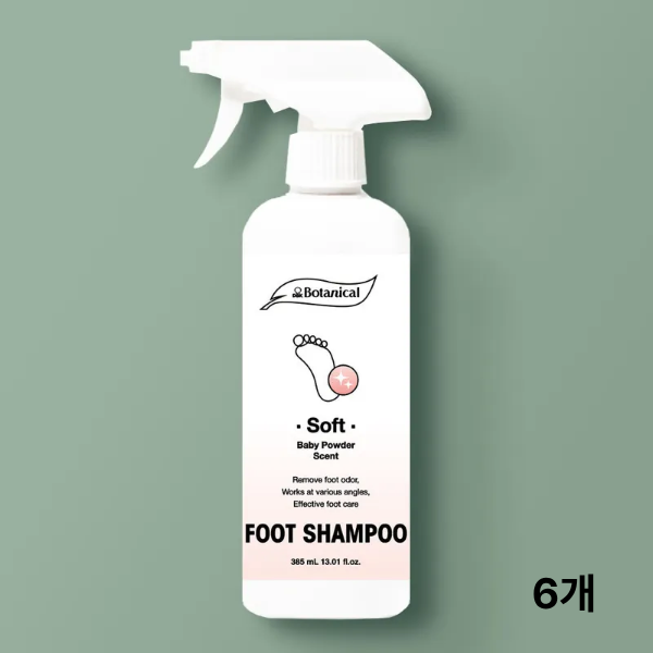 보태니컬 풋샴푸 소프트 385mL 6개
