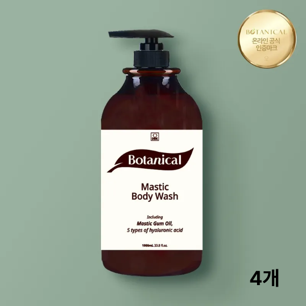 보태니컬 매스틱 바디워시 스위트 플로랄 1000mL 4개